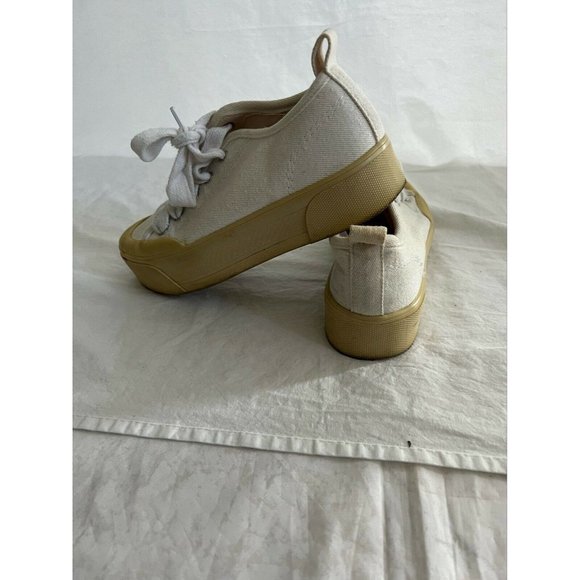 Zara Trafaluc Women's Shoes Sneakers High White Lace Up Size 36 - Picture 9 of 12